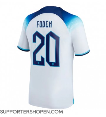 England Phil Foden #20 Hemma Matchtröja VM 2022 Kortärmad